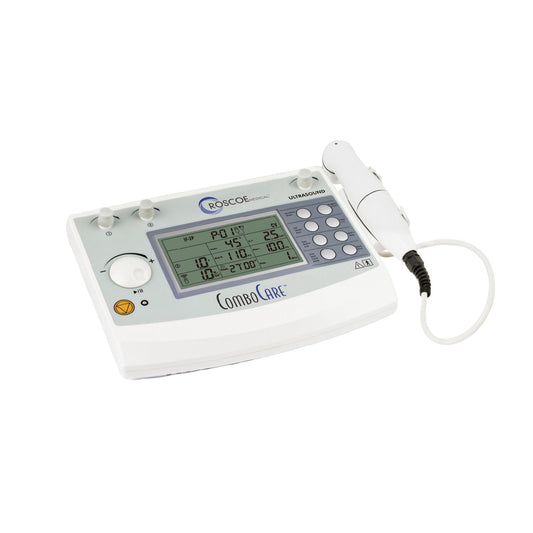 E-Stim and Ultrasound Professional Device, Comes Complete with: 5cm_ Ultrasound Wand, Either Sets of Electrodes, Four Sets of Rubber  Electrodes with Sponges, Two Elastic Straps, Two Sets of Lead Wires, One Combination Therapy Lead Wire, Power Cord, and User Manual, Basic Assembly Required, 2 Year Warranty