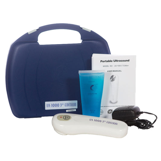 Ultrasound Unit, Comes Complete with: Device, Carrying Case, AC Adaptor, Ultrasound Gel, and Instruction Manual, Basic Assembly Required, 6 Month Warranty
