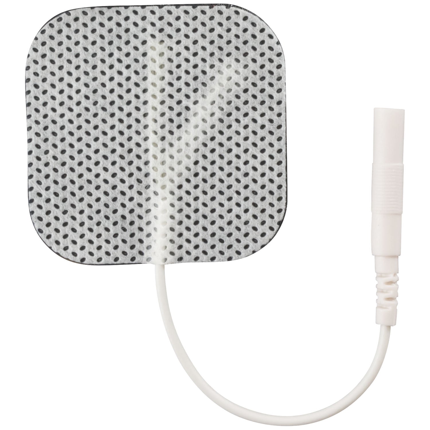 Compass Electrodes, 1.5" x 1.5", White Cloth, Poly Bag, Latex Free, 4/pk (092786) 