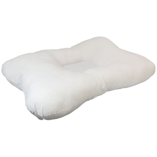 Fiber Filled Cervical Indentation Pillow, 23" x 16.1" x 4.7", White