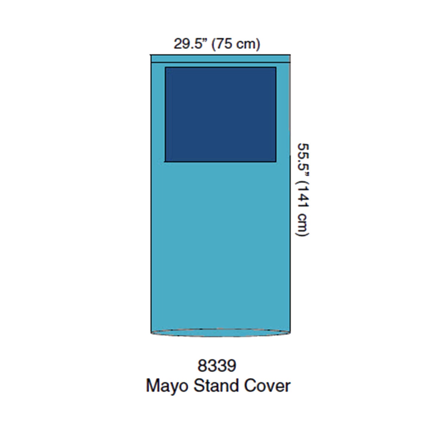 Cover, Mayo Stand, Reinforced Poly, 29 1/2W, 22/cs (Continental US Only)