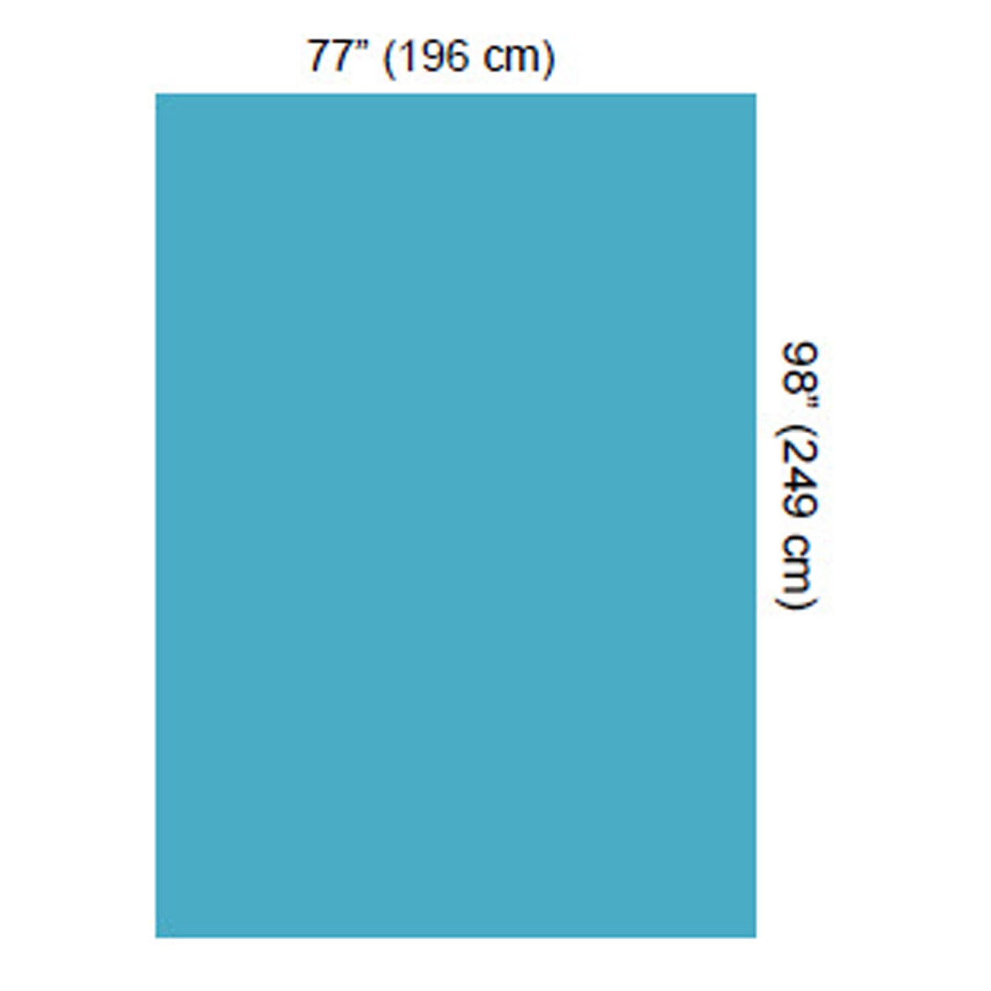 Drape Sheet, Fan-Folded, X-Large, 77 x 98, 12/cs (Continental US Only)