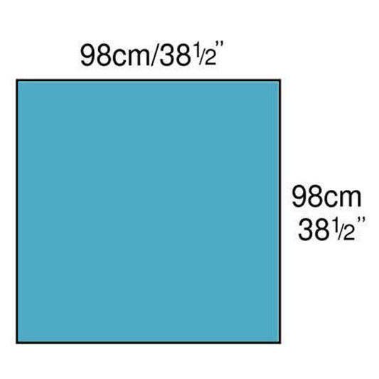 Drape Sheet, Square-Folded, 38 1/2 x 38 1/2, 30/cs (Continental US Only)