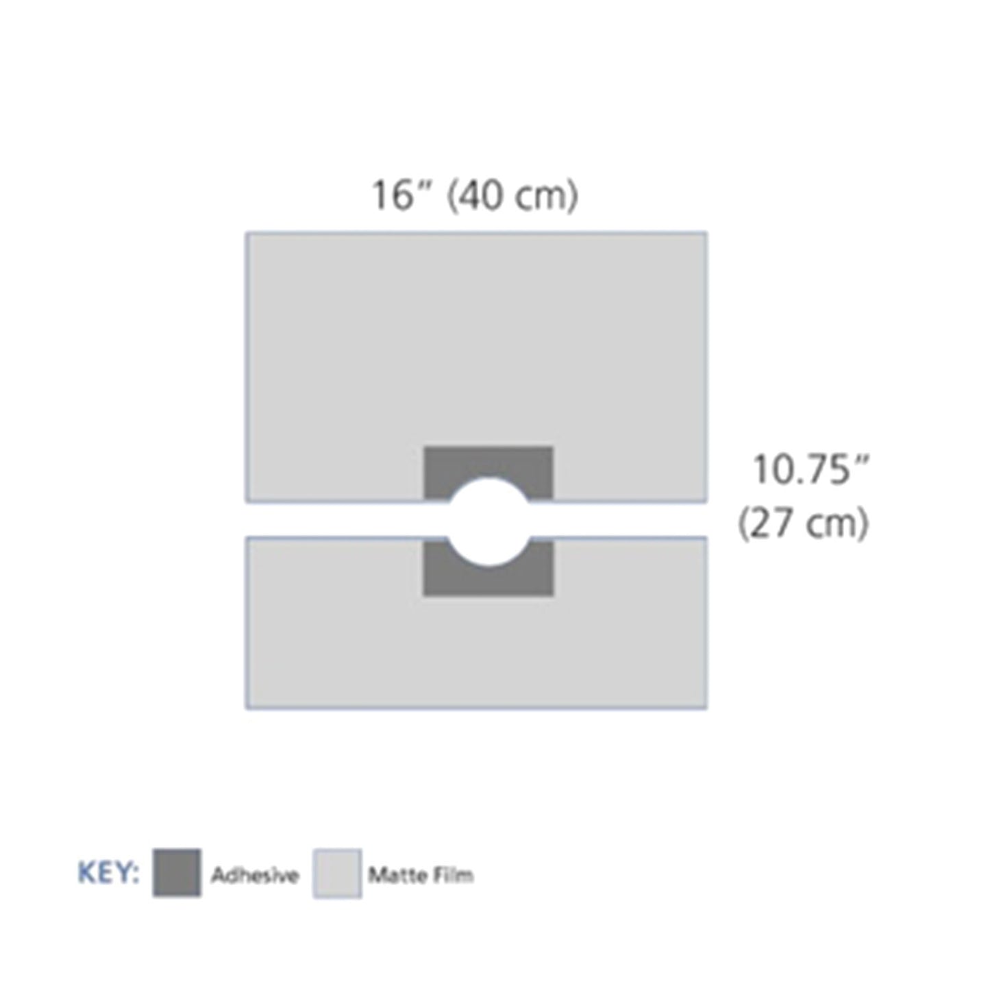 Refractive Drape, 16 x 10.75, Sterile, 10/cs (Continental US Only)
