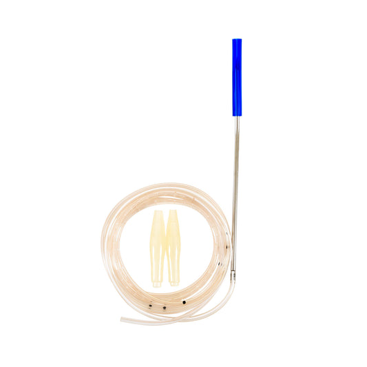 Round Silicone Drains with Trocar, 10FR, 1/8, Center Perforation, 10/bx, 8 bx/cs (Continental US Only)