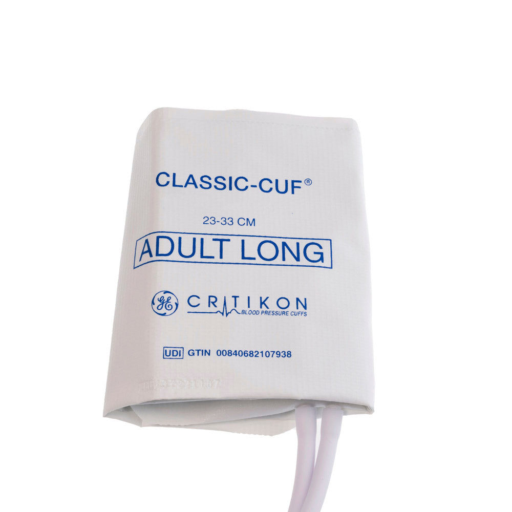 Cuff, Adult, 2-Tube Dinaclick Connector, White, 20/pk (Continental US Only)