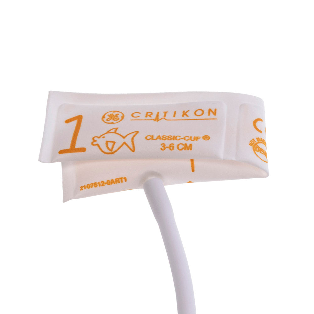 Cuff, Size 1, 1-Tube Neo-Snap Connector, Orange, 20/pk (Continental US Only)