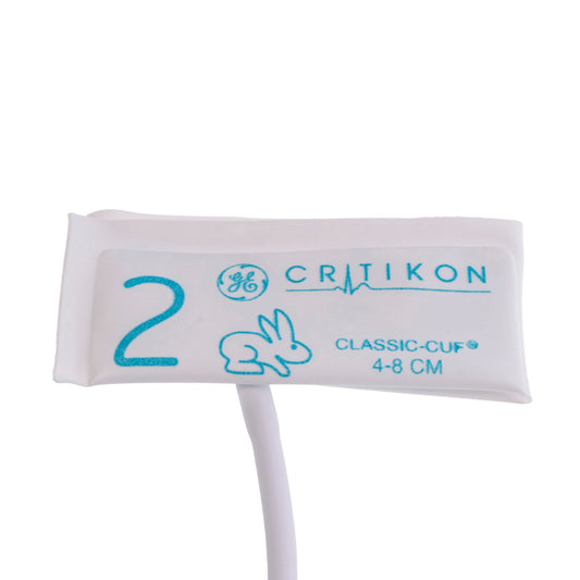 Cuff, Size 2, 2-Tube Neo-Snap Connector, Light Blue, 20/pk (Continental US Only)