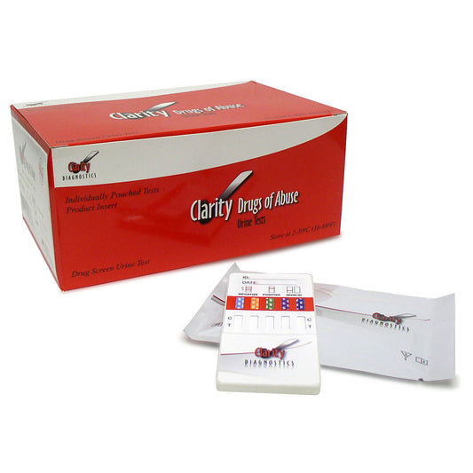 Dip Card, 12 Panel, AMP, BAR, BUP, BZO, COC, MAMP (MET), MDMA, MTD, OPI300 (MOP), OXY, PCP, THC, 25/bx