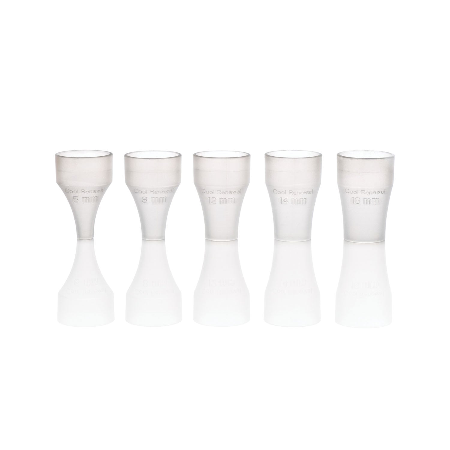 Isolation Funnels, Disposable, Assorted Sizes, 10 of Each Size (5mm, 8mm, 12mm, 14mm, 16mm) 50/bx, 1bx/ea (Continental US Only)