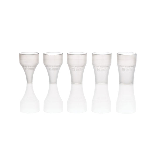 Isolation Funnels, Disposable, Assorted Sizes, 10 of Each Size (5mm, 8mm, 12mm, 14mm, 16mm) 50/bx, 1bx/ea (Continental US Only)