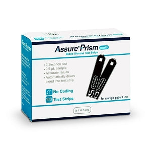 Assure Prism Multi Blood Glucose Test Strips, Auto Code, 100/btl (For Long Term Care Facilities Only) (US Only) (Minimum Expiry Lead is 90 days)