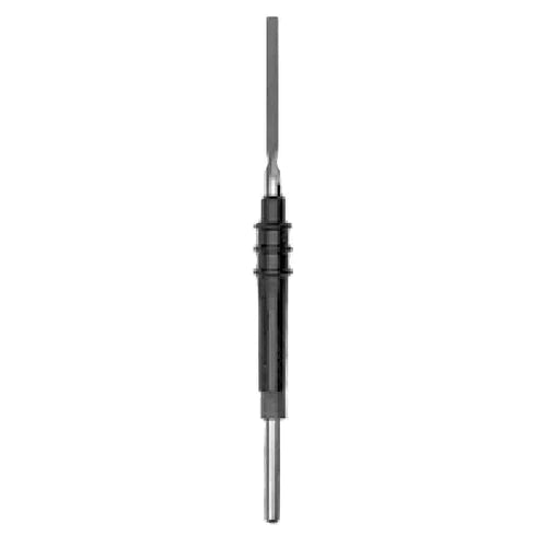 Straight Blade Electrode, 1", with Hex Hub, Reusable, 6/cs