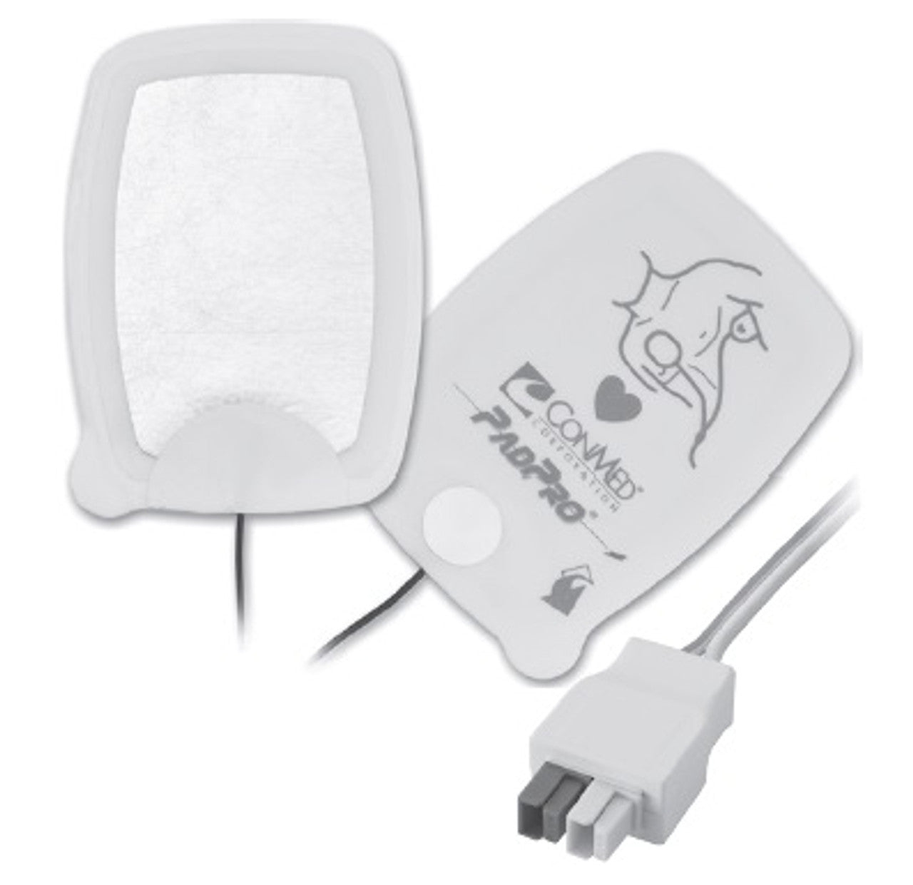 PadPro Defib Multi-Function Electrode, Adult, Transparent, Sterile, 10/cs