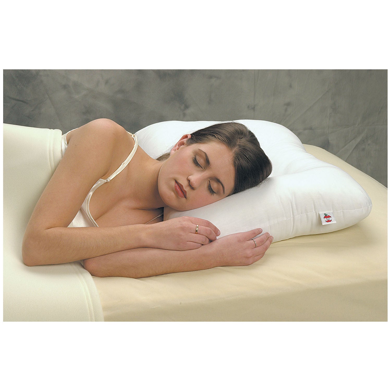 Cervical Pillow, Gentle Support, Midsize, 22"x15" (56cm x 38cm), White