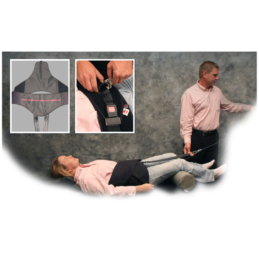 Traction Table Belt, Black. Fits 24" - 60" Waist (031211)