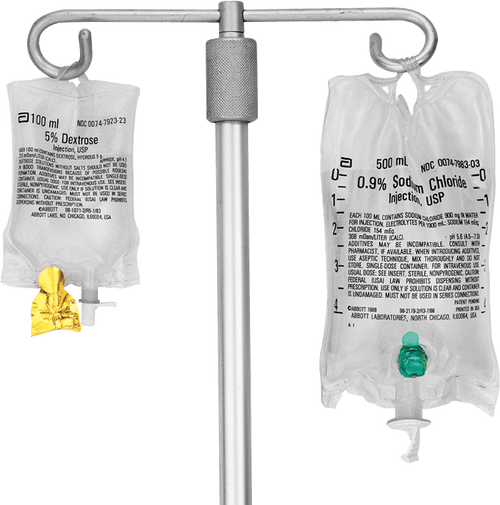 IVA Seals for B. Braun's Excel & Abbott's Small Bags, Silver, 1000/ctn (Continental US Only)