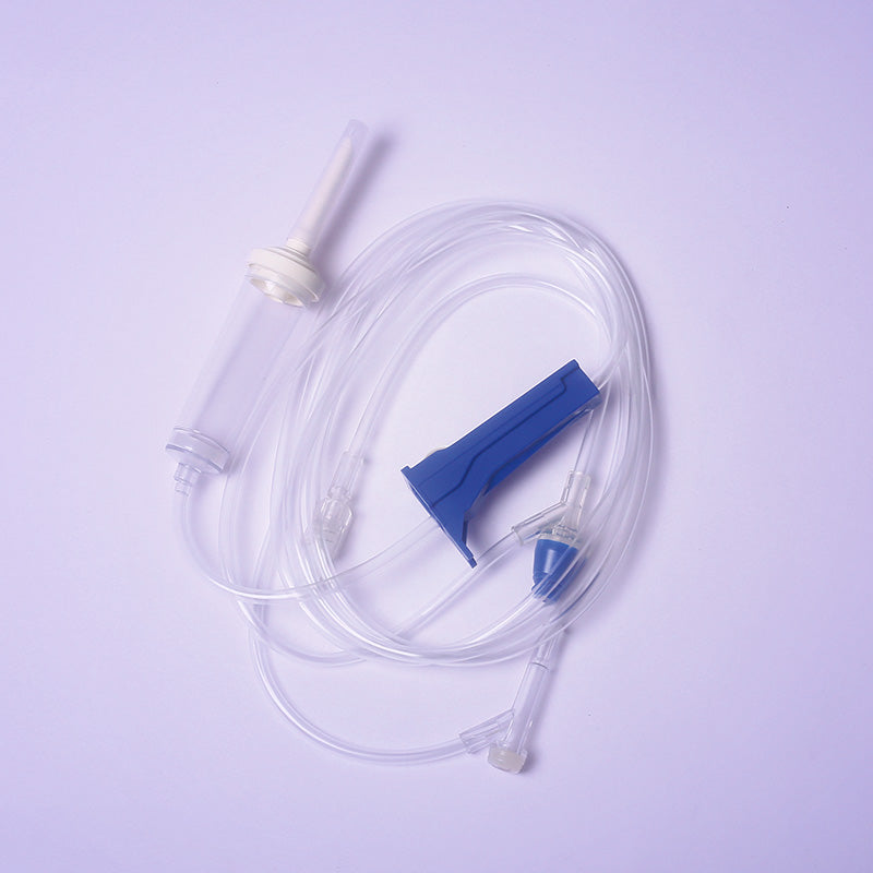 Infusion Set, (4) Needle-Free Valves, 125" Length, 20 Drops, 20/cs (Continental US Only) (Drop Ship Requires Pre-Approval)