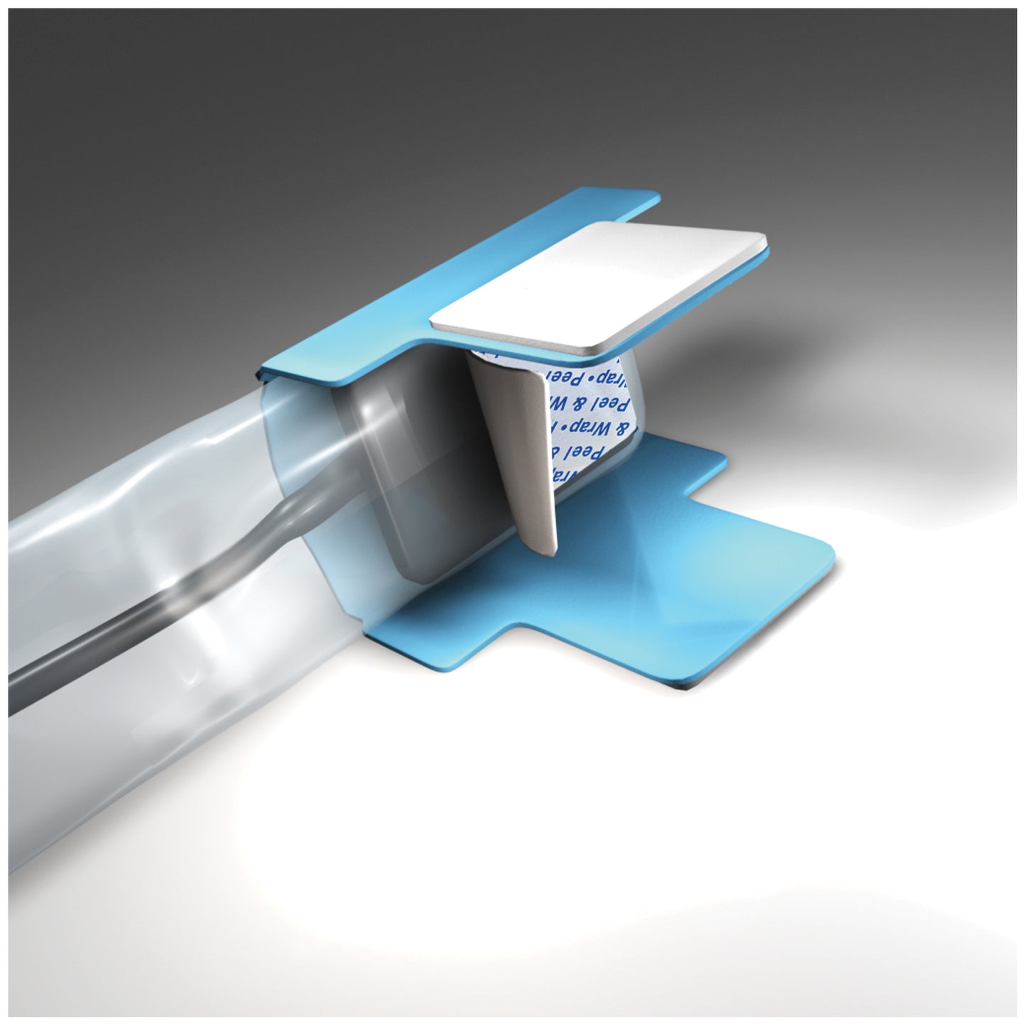 Cushion Device, White-Large, Adjustable to Fit All Size 2 Sensors, 50/bx