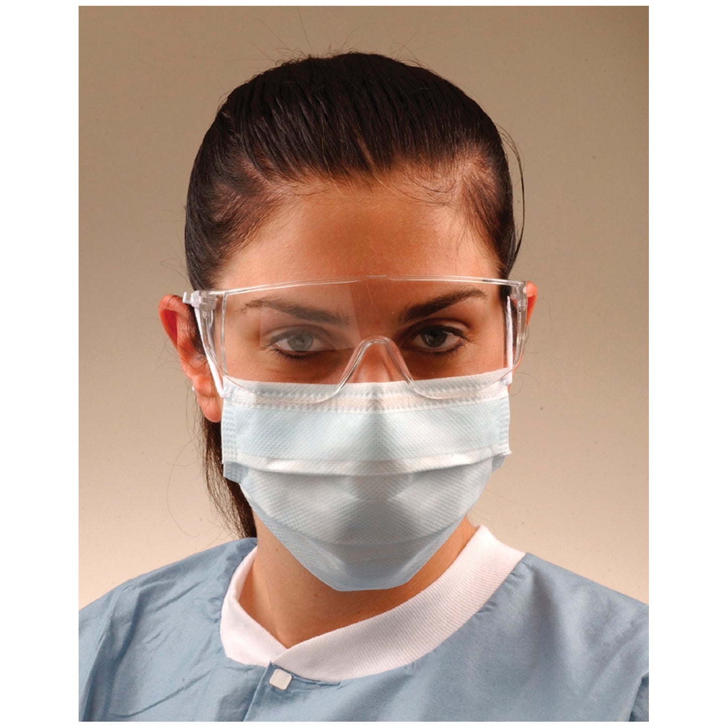 ASTM Level 3 Mask, Latex Free Blue, 40/bx, 10 bx/ctn