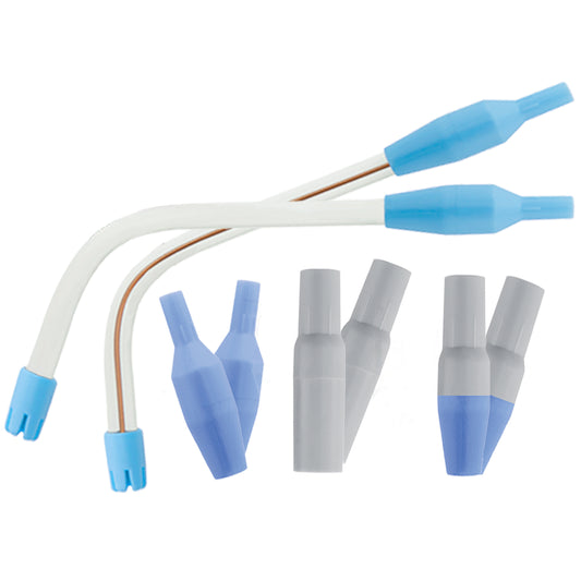 SAFE-FLO Saliva Ejector, White, 100 pieces/bg