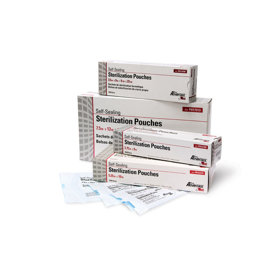 Pouch, 2_" x 9", 200/bx, 20 bx/cs