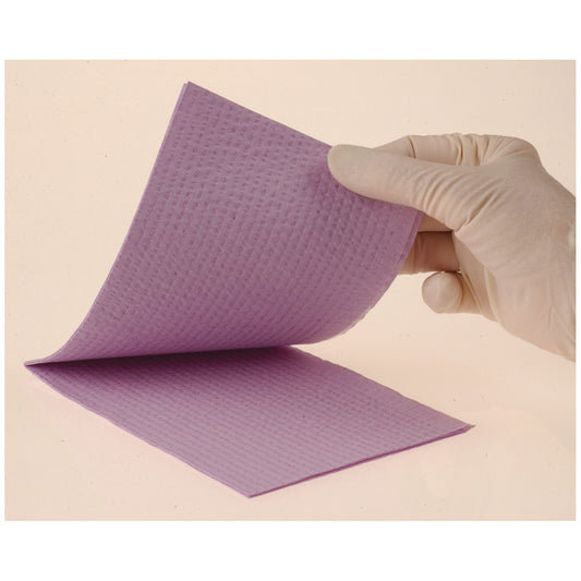 Towel, 2-Ply Paper, Poly, 18" x 13", Aqua, 500/cs 