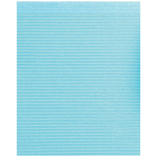 Towel, 2-Ply Paper, Poly, 19" x 16", Blue, 500/cs