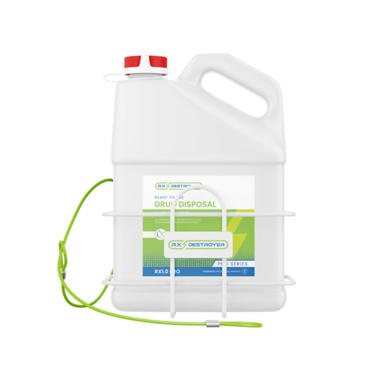 Rx Destroyer 1 Gallon Wall Mount with Security Cable