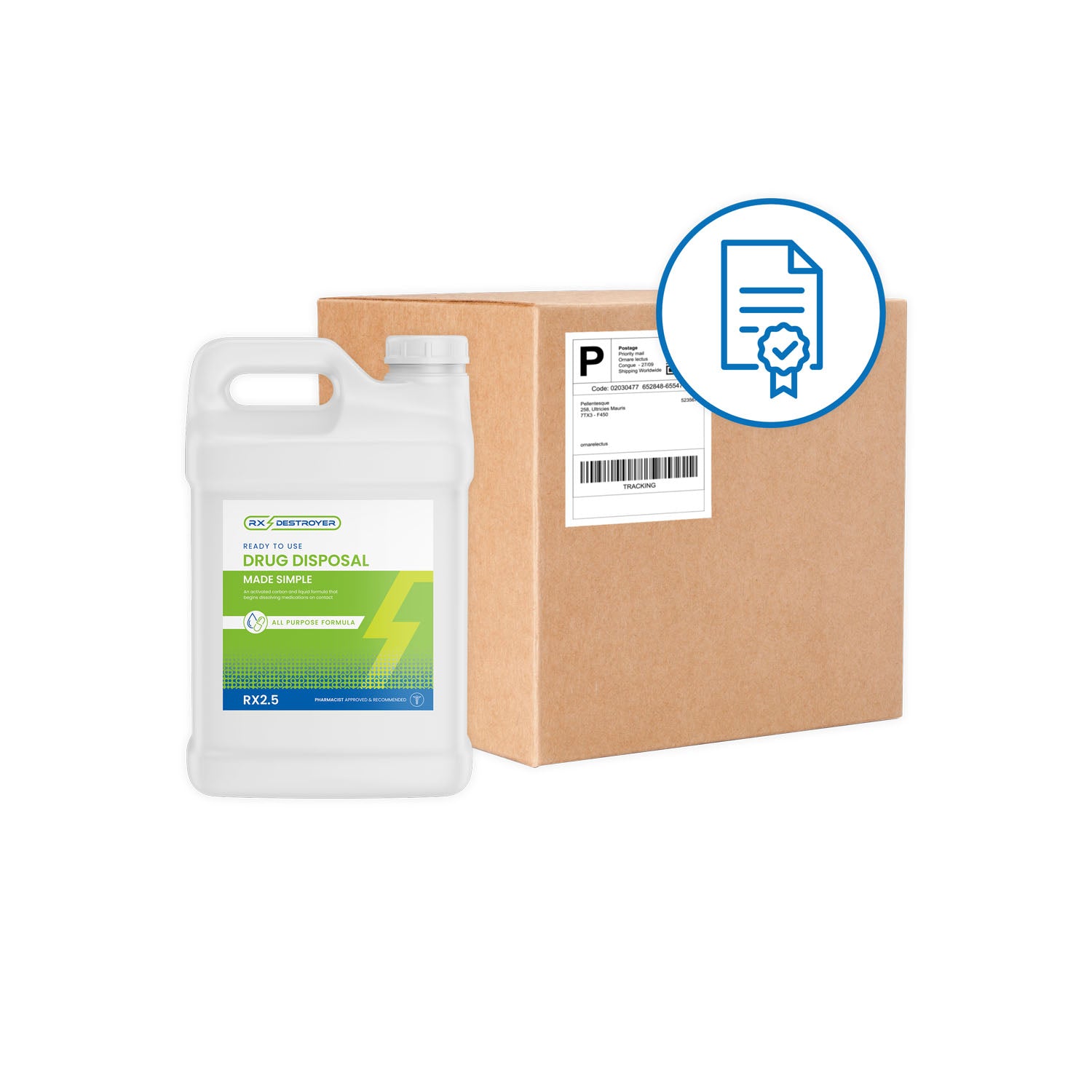 Rx Destroyer All-Purpose, 2.5 Gallon Bottles, 2/cs