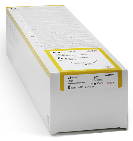 Suture, Reverse Cutting, Size 5, 4x18", Needle HOS-14, _ Circle, 1 dz/bx (Continental US Only)