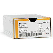Suture, Penetrating Taper, Size 2-0, White & Blue, 10x36", Needle Y-5, _ Circle, 6/bx (Continental US Only)
