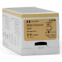 Suture, Reverse Cutting, Size 6-0, Mild, 18", Needle HE-7, 3/8 Circle, 1 dz/bx (Continental US Only)