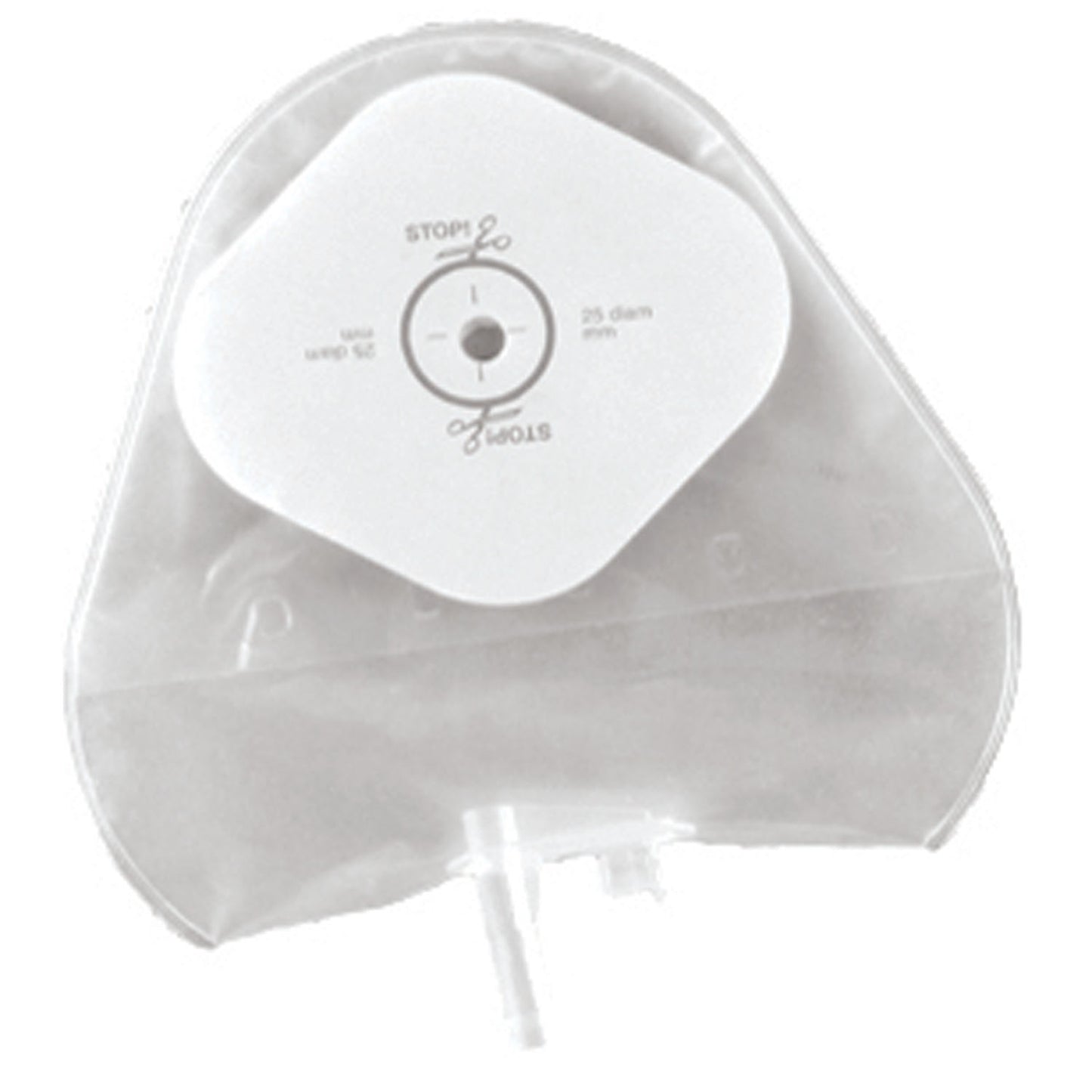 One-Piece Urostomy Pouch with Cut-to-Fit Stomahesive Skin Barrier, Transparent, 5/16" - 1" Stoma Opening, 15/bx (Continental US Only)