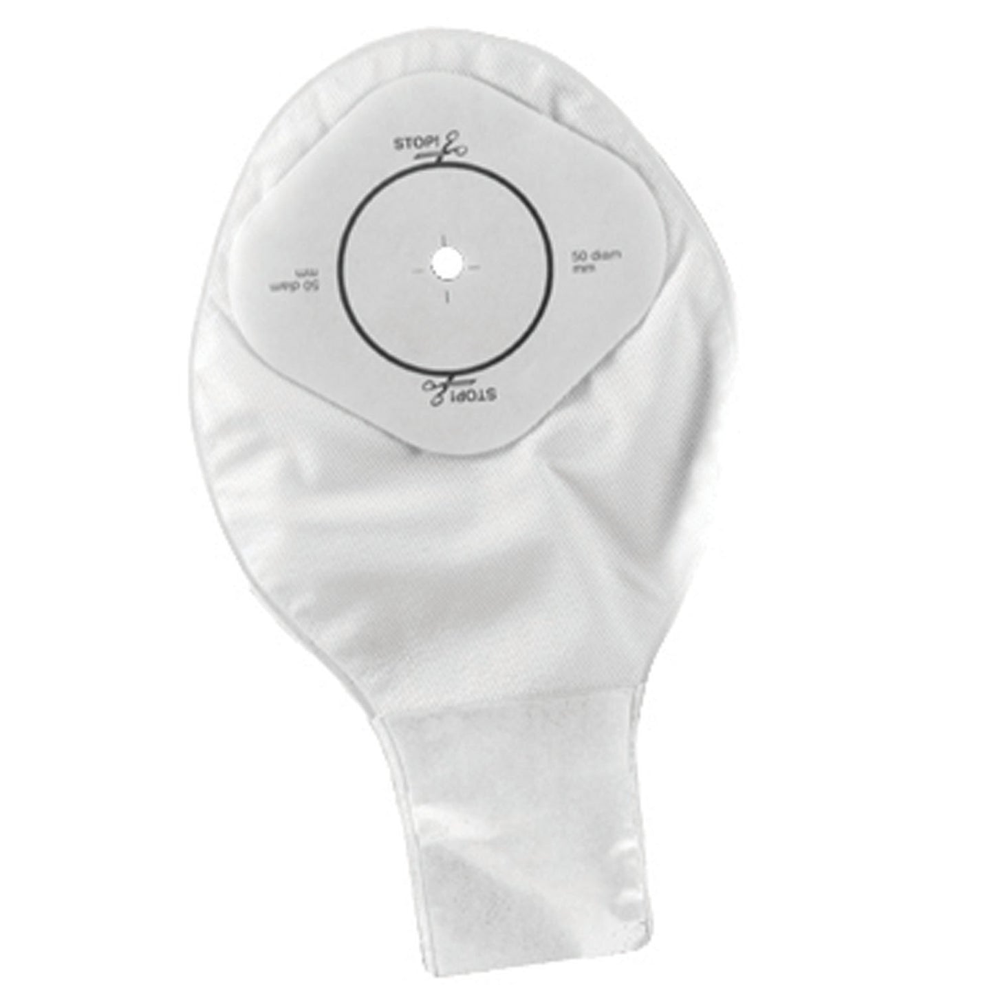 One-Piece Drainable Pouch with Cut-to-Fit Stomahesive Skin Barrier, Transparent, 5/16" - 2" Stoma Opening, 15/bx (Continental US Only)