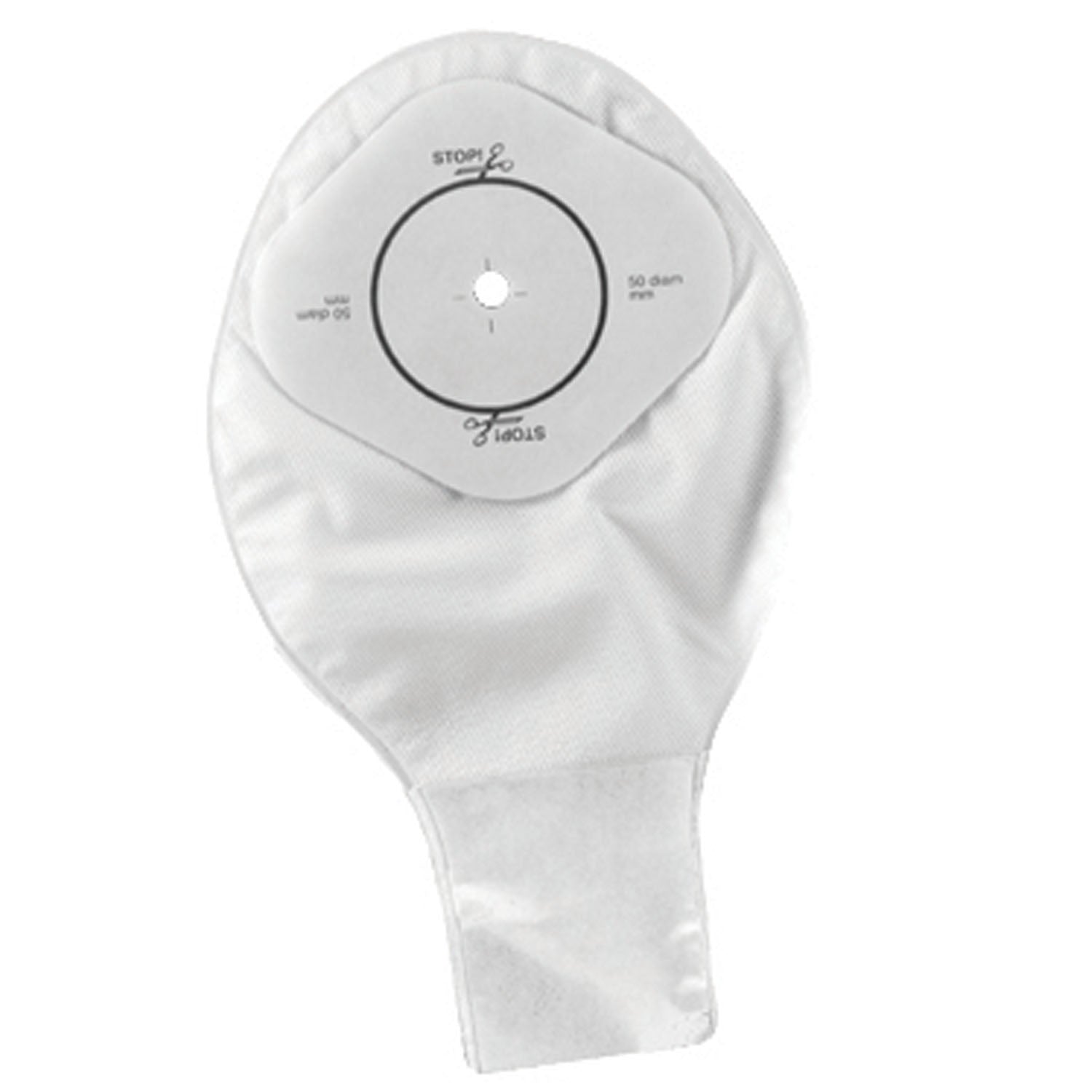 One-Piece Drainable Pouch with Cut-to-Fit Stomahesive Skin Barrier, Transparent, 5/16" - 2" Stoma Opening, 15/bx (Continental US Only)