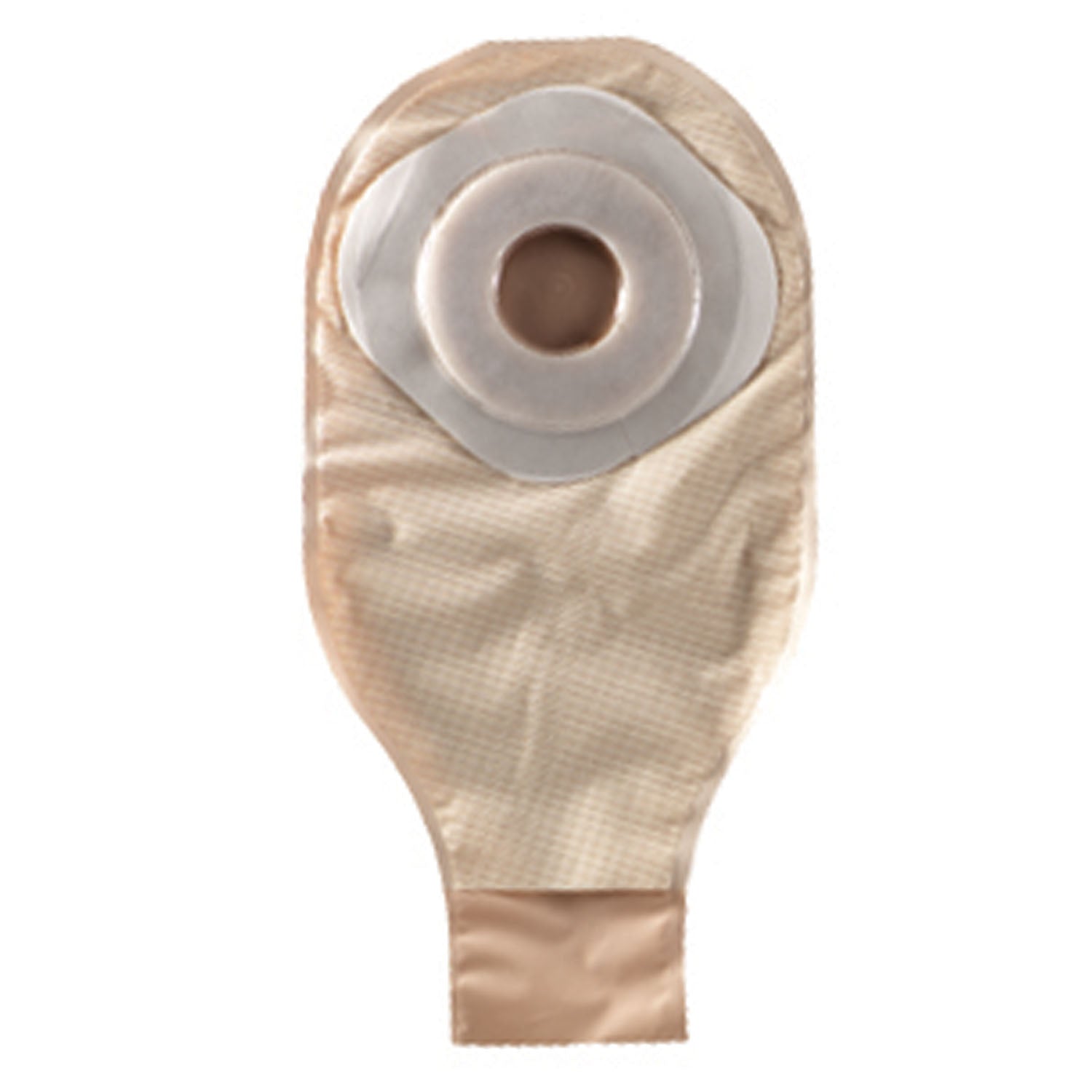 One-Piece Drainable Pouch with Precut Stomahesive Skin Barrier, Tape Collar, 12" Pouch with 1-Sided Comfort Panel, Tail Clip, Opaque, 1 1/2" Stoma Opening, 10/bx (Continental US Only)