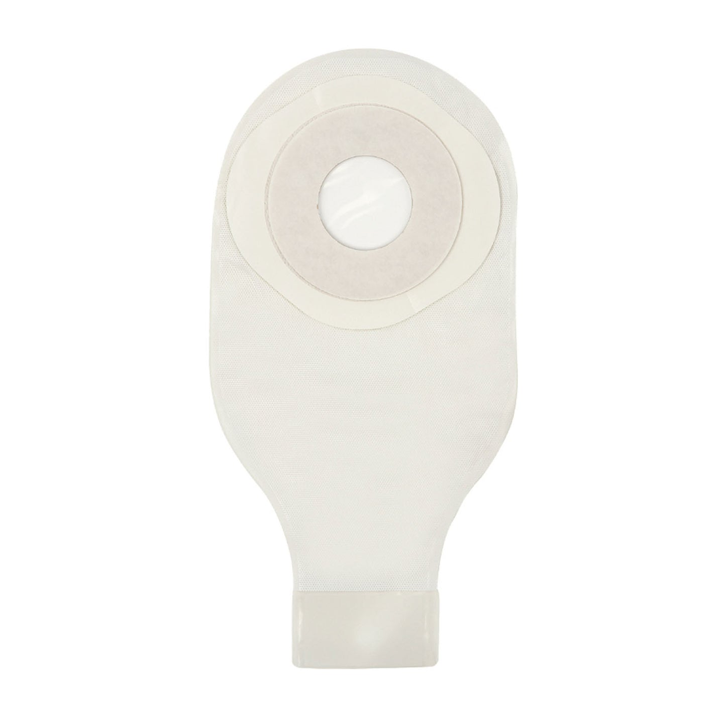 One-Piece Drainable Pouch with Precut Stomahesive Skin Barrier, Tape Collar, 12" Pouch with 1-Sided Comfort Panel, Tail Clip, Transparent, 1 3/4" Stoma Opening, 10/bx (Continental US Only)