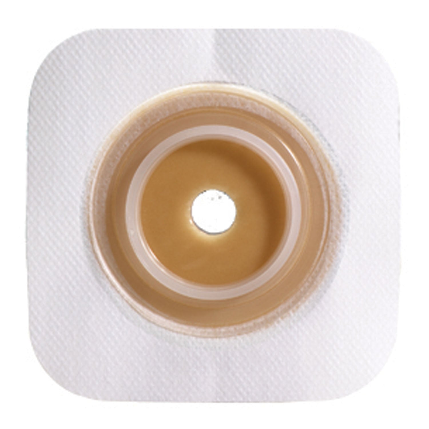 Skin Barrier with Tape Collar, Cut-to-Fit, White, 1 1/2" Flange, 4" x 4", 10/bx (Continental US Only)