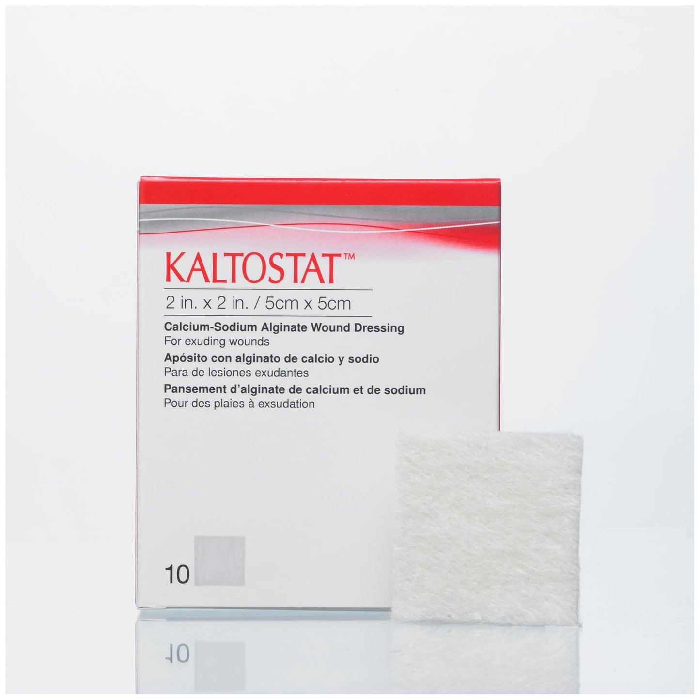 Calcium Alginate Dressing, Square, 2" x 2", Sterile, 10/bx (Continental US Only)