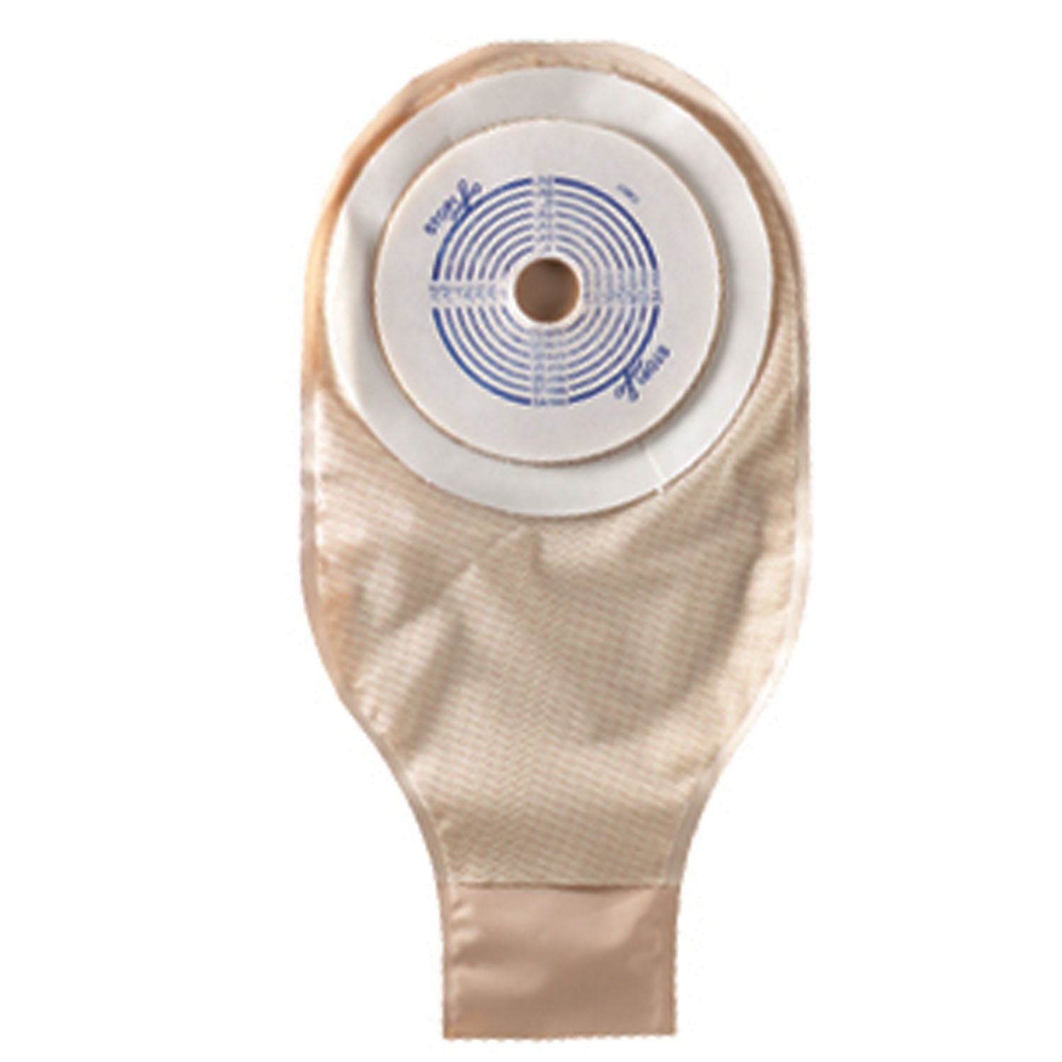 One-Piece Drainable Pouch with Cut-to-Fit Durahesive Skin Barrier, Tape Collar, 12" Pouch with 1-Sided Comfort Panel, Tail Clip, Opaque, 3/4" - 2 1/2" Stoma Opening, 10/bx (Continental US Only)