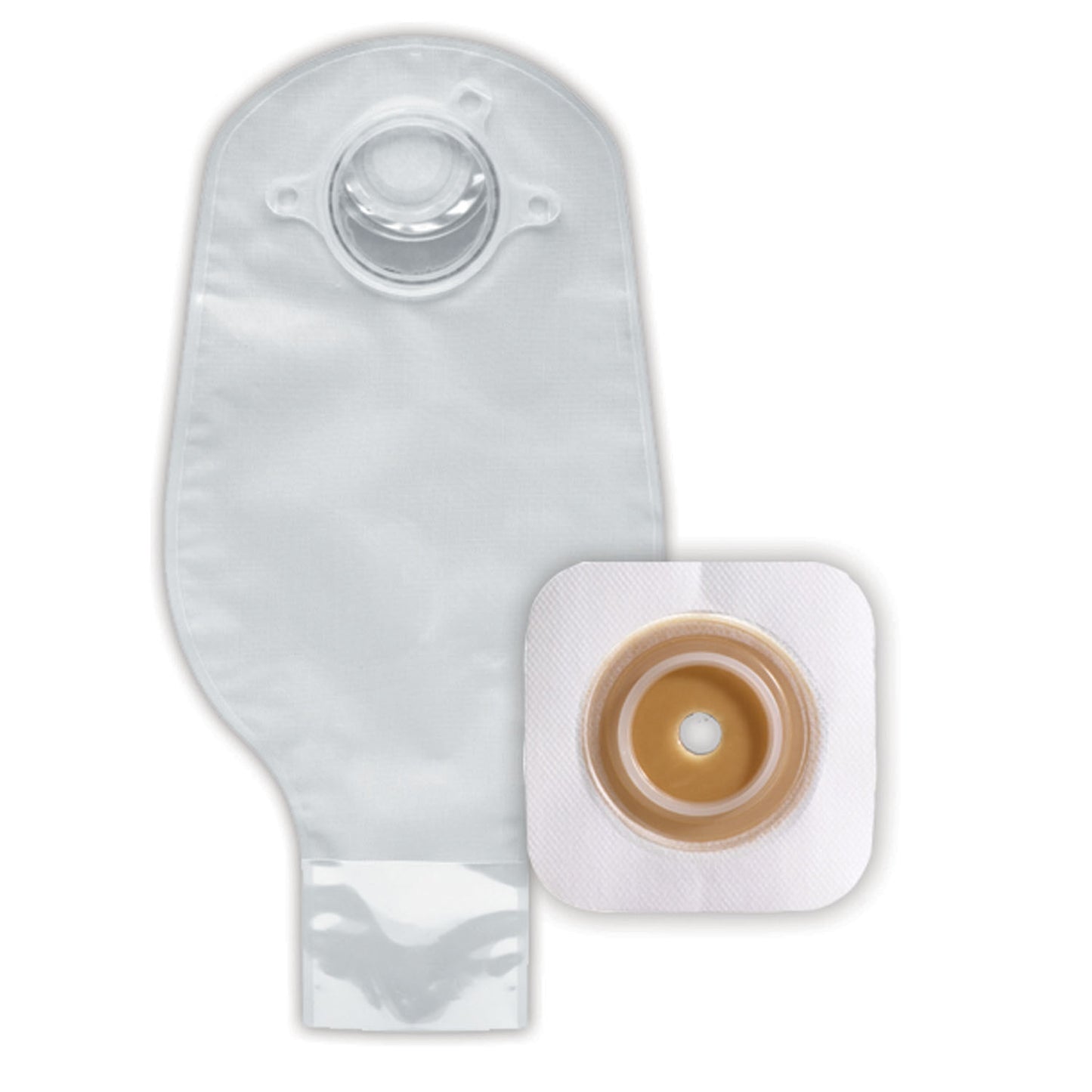 Unit Dose Kit, Includes: Stomahesive Flexible Skin Barrier with Cut-to-Fit Opening, 12" Drainable Pouch with Tail Clip, Transparent, 1 3/4" Flange, 5/bx (Continental US Only) (To Be DISCONTINUED)