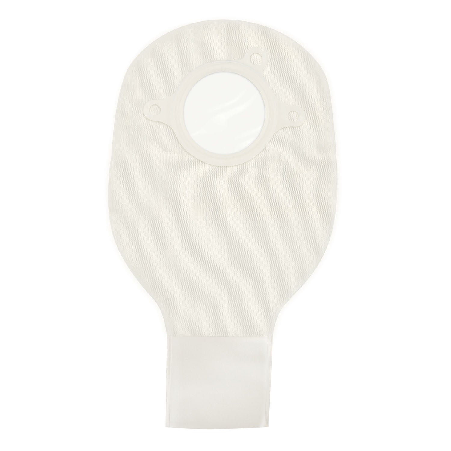 Drainable Pouch, 2-Piece, 6", 1-Sided Comfort Panel, Tail Clip, Transparent, 1 3/4" Flange, 10/bx (Continental US Only)