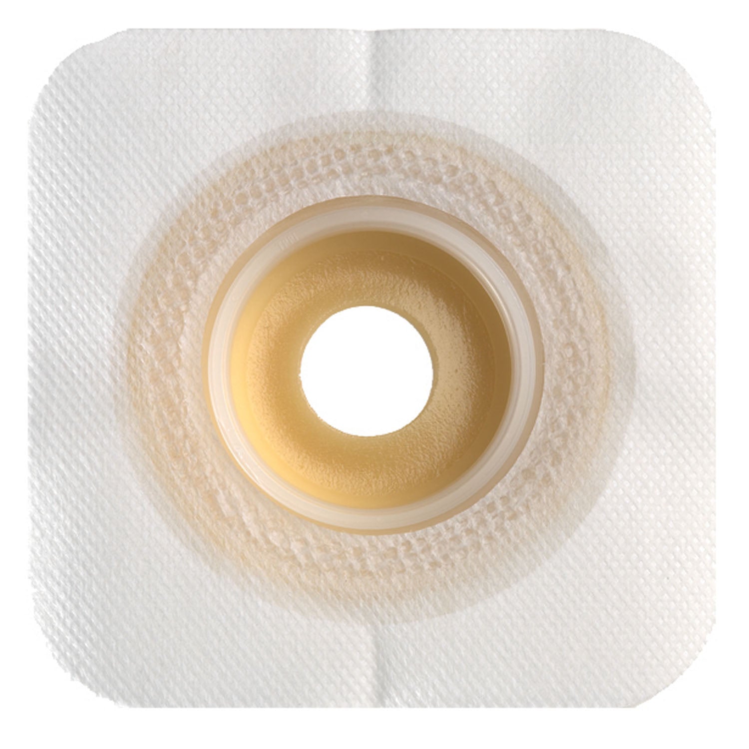 Skin Barrier, Durahesive, with Mold-to-Fit Opening and Acrylic Tape Collar, White, 2 1/4" Flange, 1 1/4" - 1 3/4" Stoma Opening, 10/bx (Continental US Only)