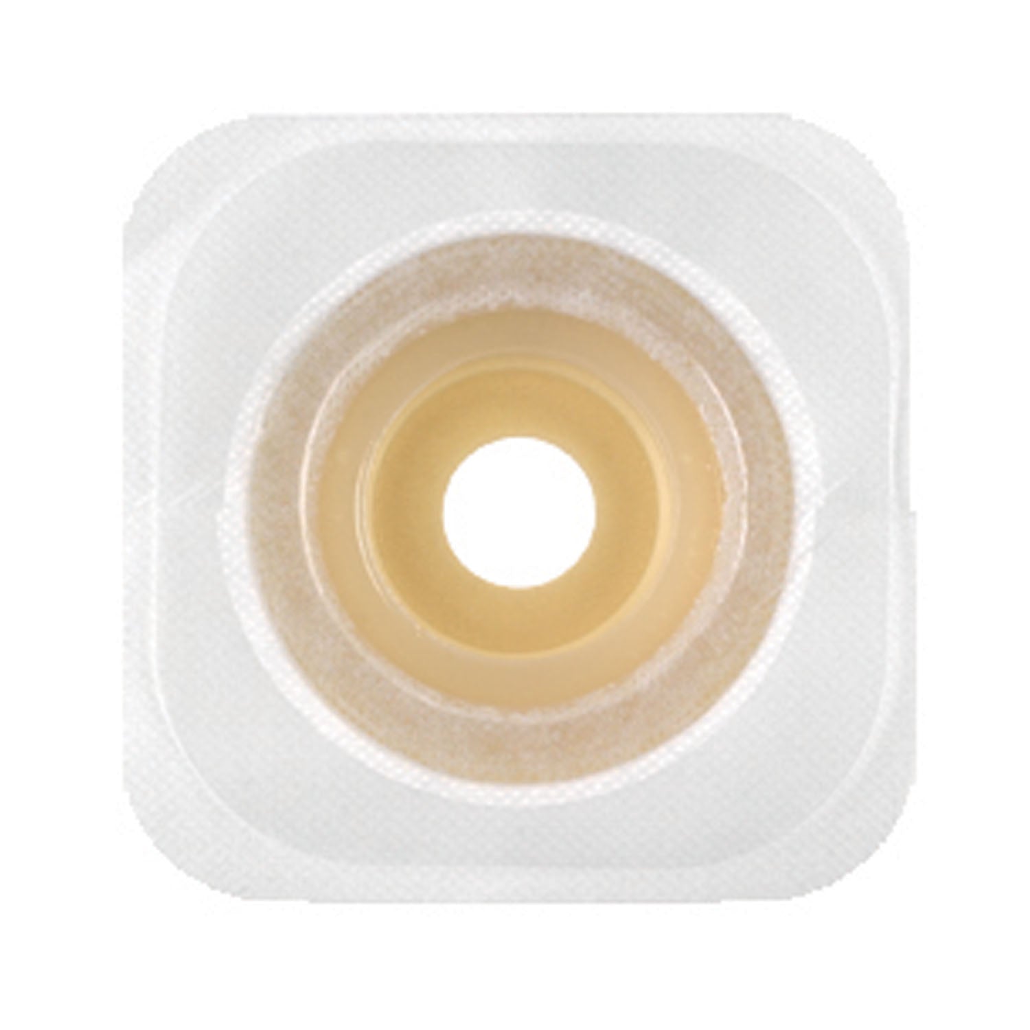 Adhesive Coupling, Durahesive Convex Skin Barrier Mold-to-Fit Opening, Fleixable Tape Collar with Landing Zone Flange, White, 7/8" - 1 1/4" Stoma Opening, Medium, 10/bx (Continental US Only)