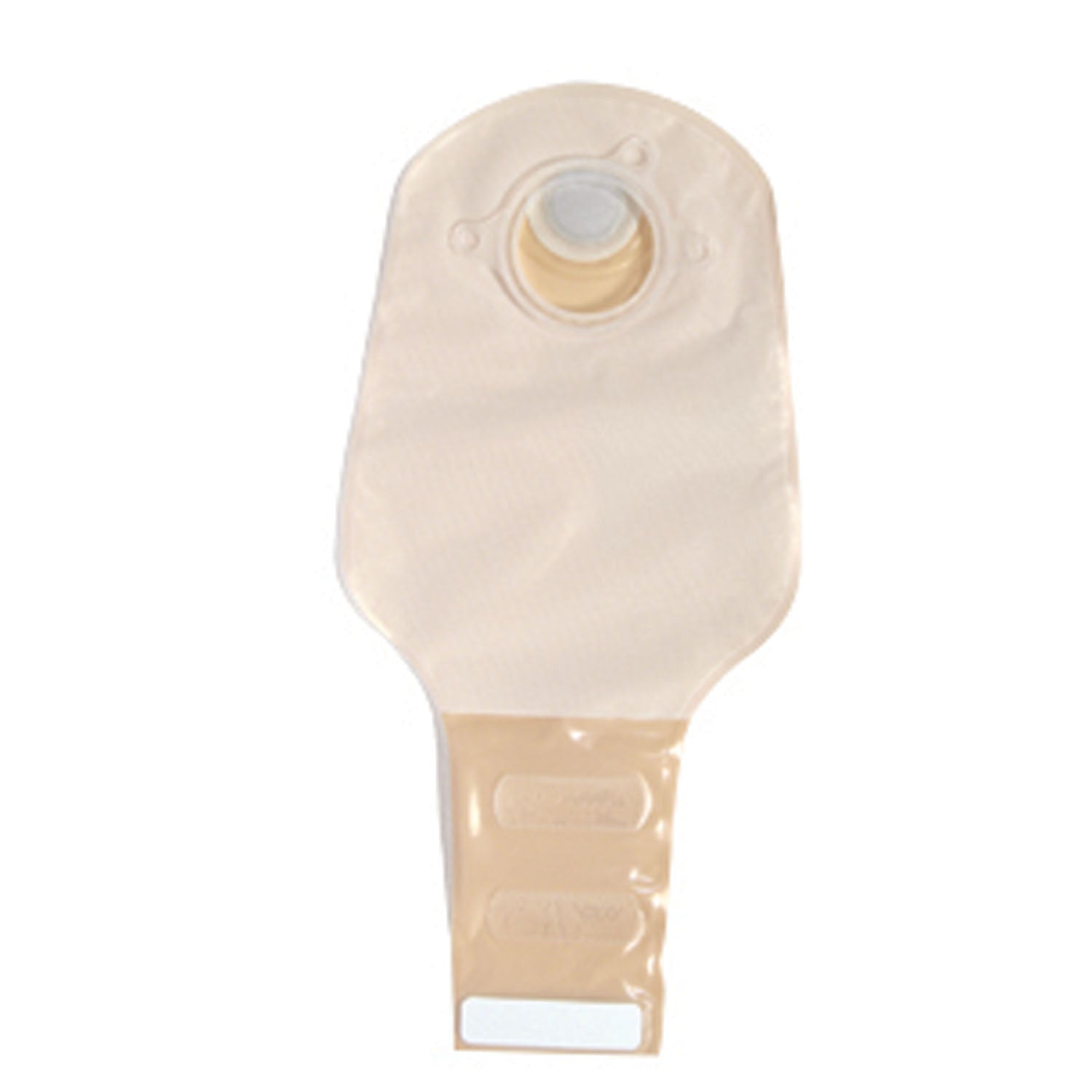 DISC-Drainable Pouch, 2-Piece, 12", 2-Sided Comfort Panel, InvisiClose Tail Closure, Filter, Opaque, 1 1/2" Flange, 20/bx (Continental US Only) (To Be DISCONTINUED)