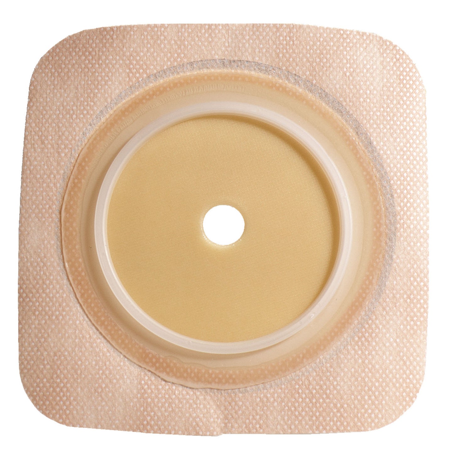 Skin Barrier, Cut-to-Fit, Flexible, Tape Collar, Tan, 1 1/2" Flange, 4" x 4", 10/bx (Continental US Only)
