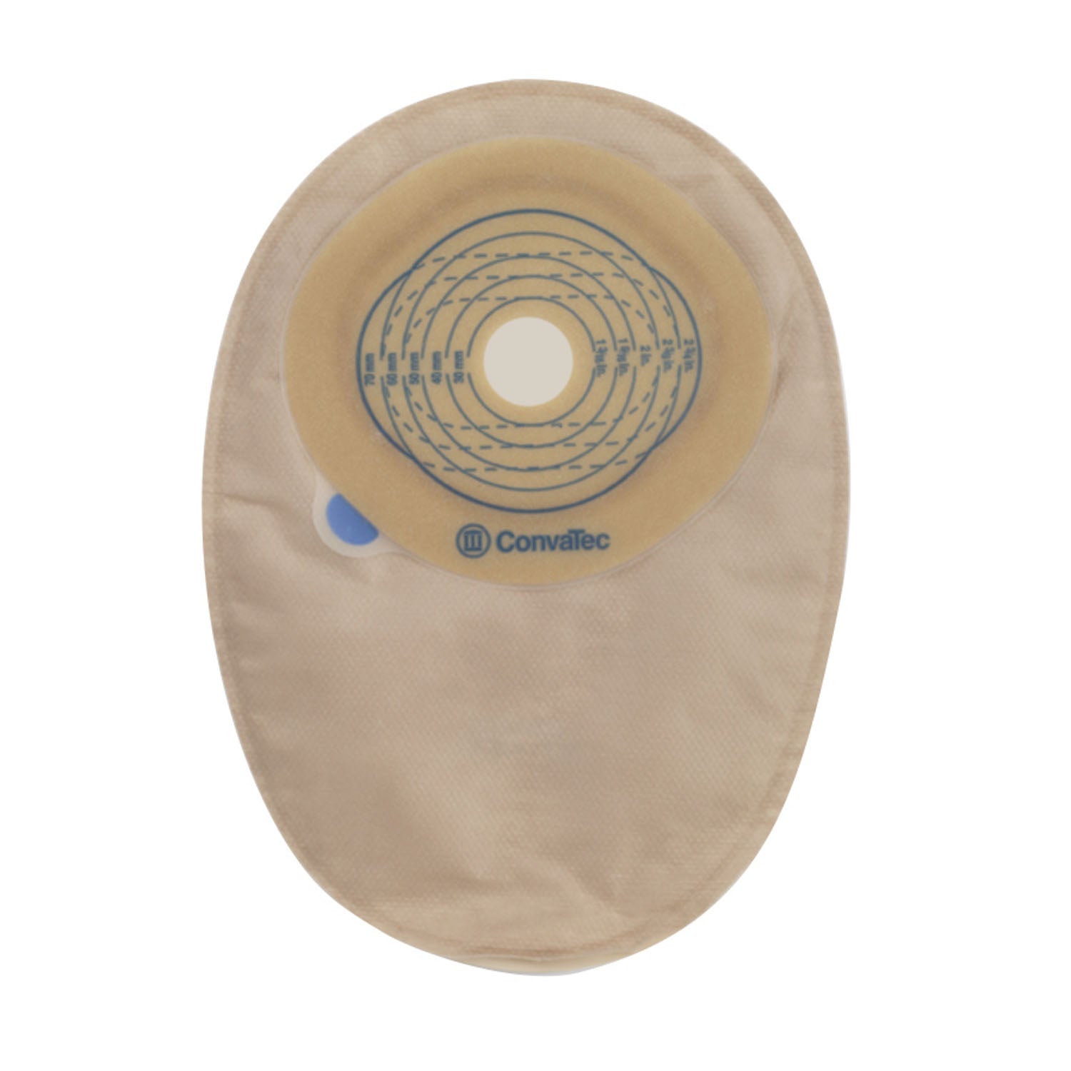 Closed-End Pouch, 8", 1-Sided Comfort Panel, Cut-to-Fit Modified Stomahesive Skin Barrier, Filter, Transparent, 13/16" - 2 3/4" Stoma, 30/bx (Continental US Only)