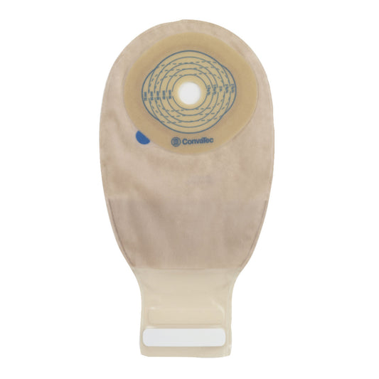 Drainable Pouch, 12", 1-Sided Comfort Panel, Cut-to-Fit Modified Stomahesive Skin Barrier, InvisiClose Tail Closure, Transparent, 13/16" - 2 3/4" Stoma, 10/bx (Continental US Only)