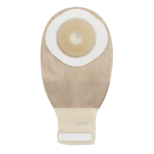 Drainable Pouch, 12", 1-Sided Comfort Panel, Pre-Cut Convex Durahesive Skin Barrier, InvisiClose Tail Closure, Filter, Transparent, 1 1/4" Stoma, 10/bx (Continental US Only)